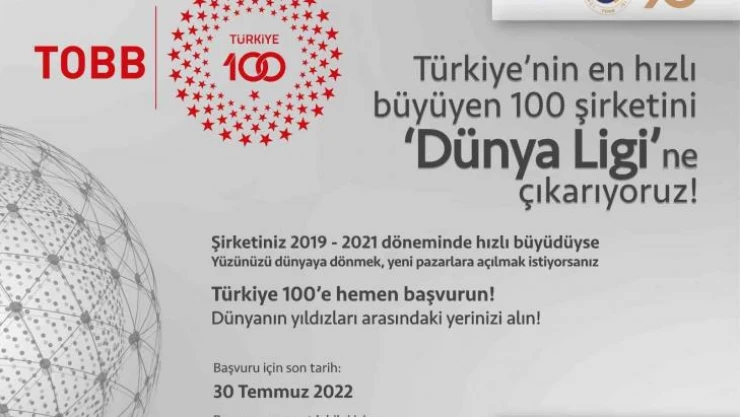 Türkiye'nin en hızlı büyüyen şirketlerini belirlemek için başvurular başladı