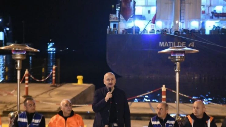 Ulaştırma ve Alt yapı Bakanı Adil Karaismailoğlu: 'Bu yılki hedefimiz 250 milyar ton'