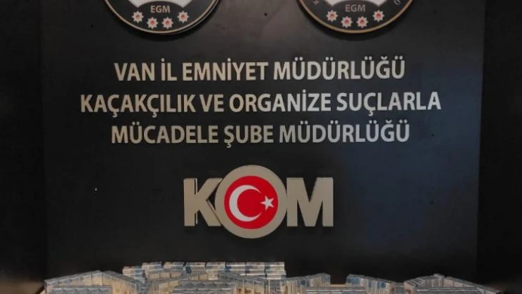 Van'da sikke ve gümrük kaçağı malzemeler ele geçirildi