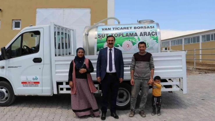 VANTB Başkanı Süer ile çiftçilerin yüzü gülüyor