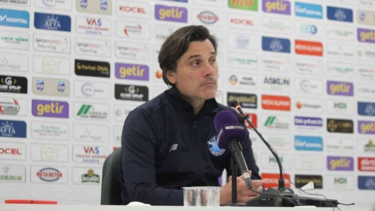 Vincenzo Montella: 'Kendi performansımızdan uzak bir çizgi çizdik'