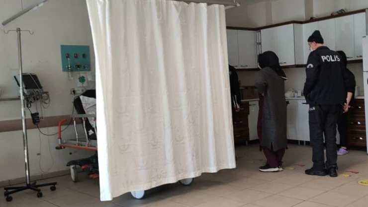 Yakmak istediği soba parlayınca hastanelik oldu