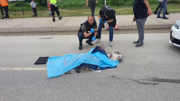 Yolun karşına geçmek isterken canından oldu